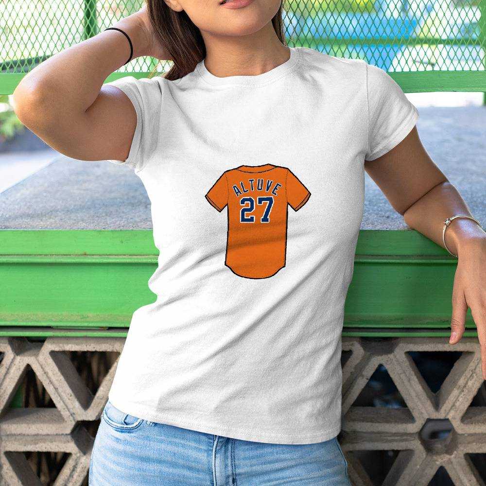  Jose Altuve Baseball Heart T-Shirt - Apparel T-Shirt