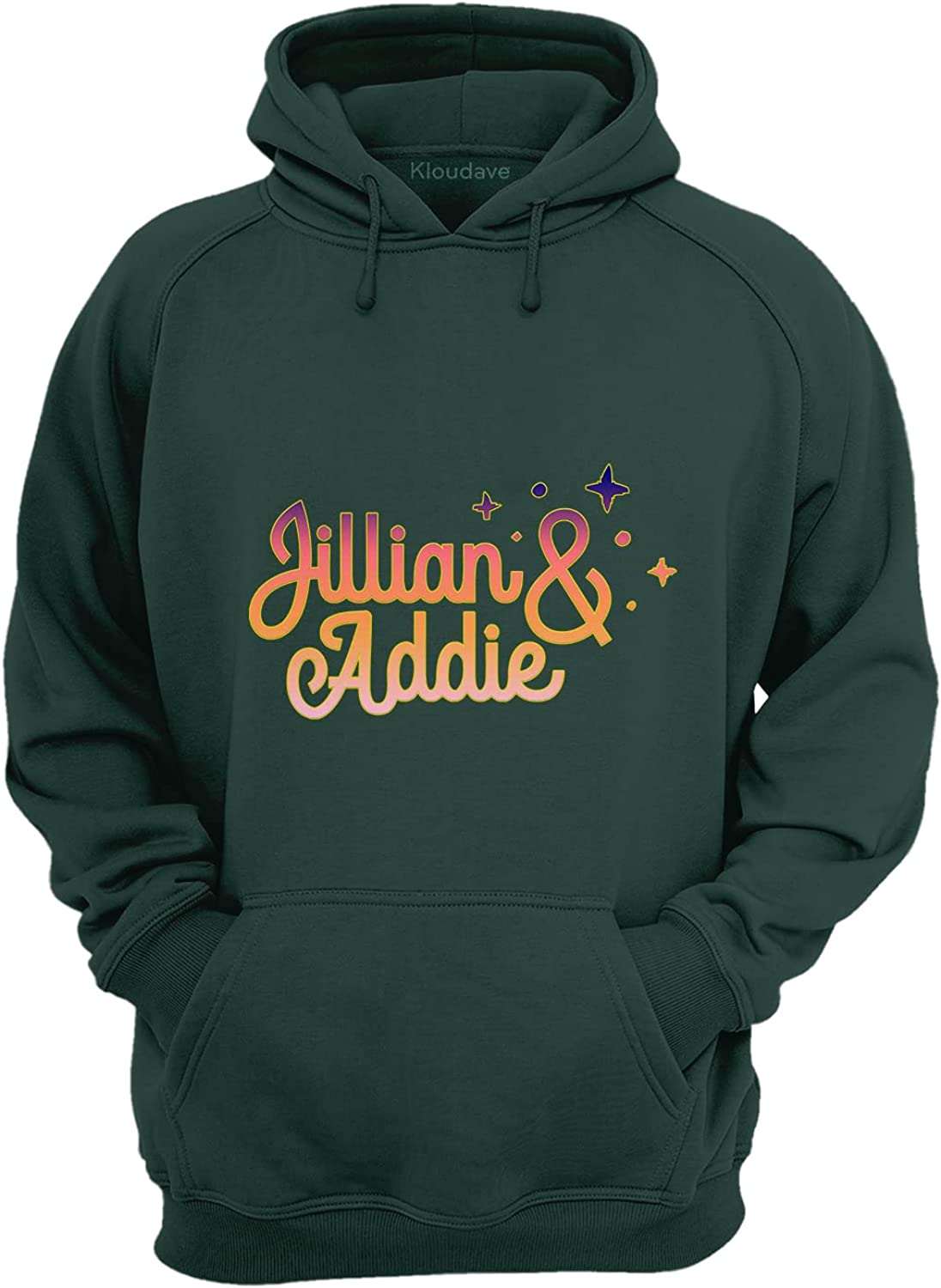 Jillian and A Unisex Gradient Hoodie, Jillian And Addie Hoodie#1