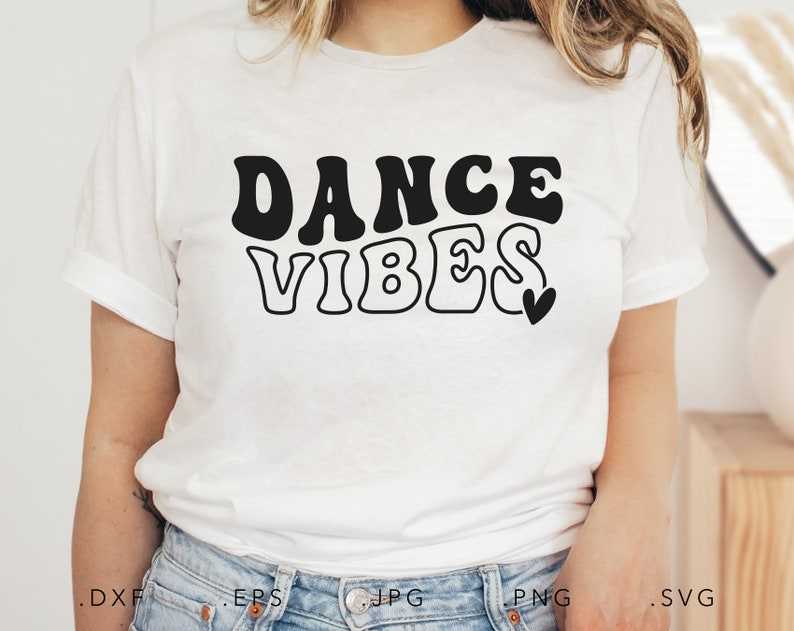 Silhouette Dance Svg, Dance Vibes SVG Png - Dance Clipart - Dance Cut File Cricut Silhouette#1