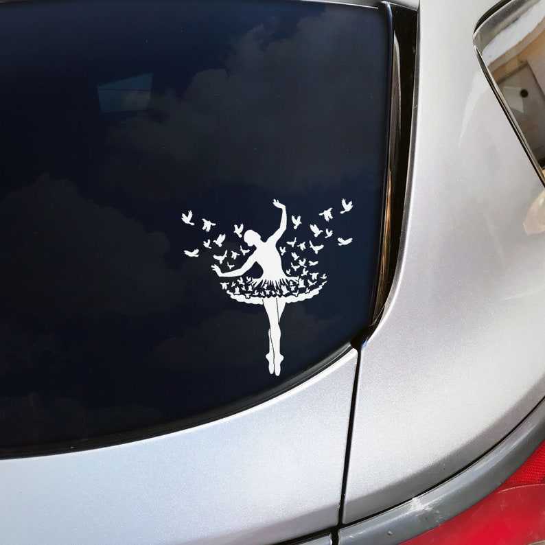 Dance Svg, Ballerina Birds SVG Dance Feather Ballet Dancer Dancing Shirt Cut Files Silhouette Clipart