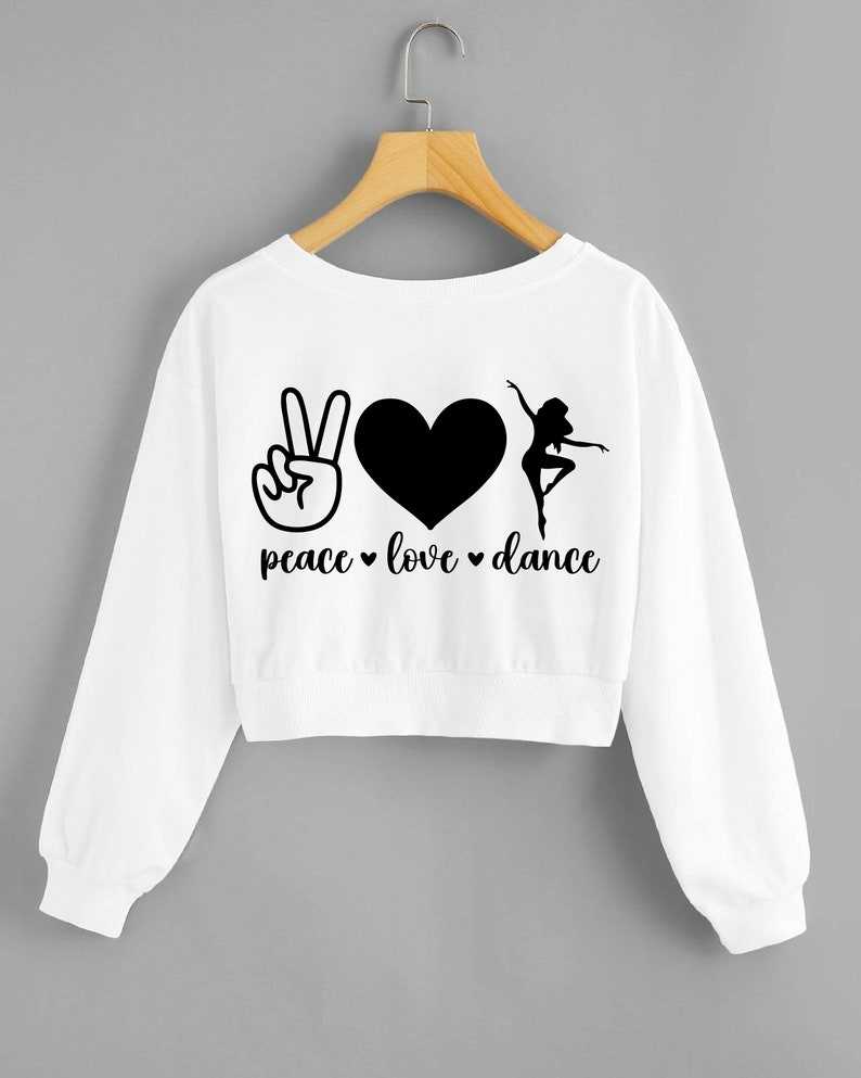 Dance Svg, Peace Love Dance Svg Dance Svg Printable Dancer Svg Ballet Svg