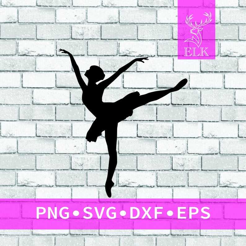 Silhouette Dance Svg, Ballerina svg - Ballet Dancer Svg - Cut Files for Cricut