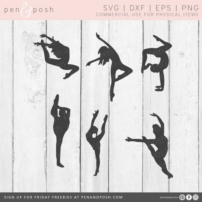 Silhouette Dance Svg, Dance SVG - Dance SVG Files - Dancer SVG - Dancer Cut File Bundle - Dance Cut file for Cricut and Silhouette