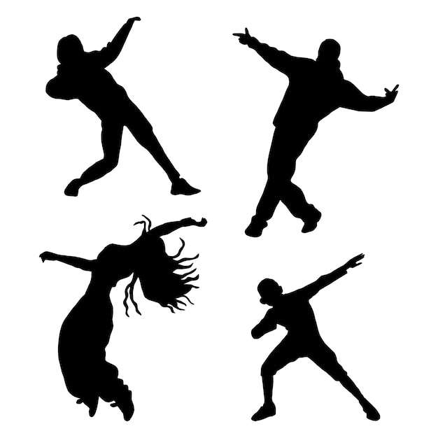 Hip Hop Graffiti Text and Dancer Design SVG Vector Cutting File / Clip Art  Available for Instant Download. 