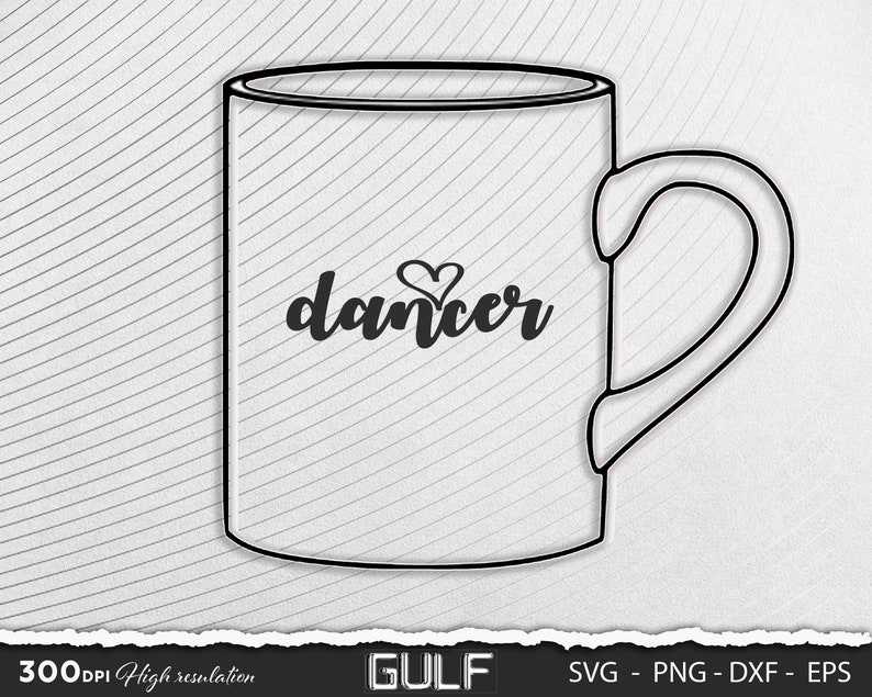 Silhouette Dance Svg, Dancer SVG Cut File for Cricut - Dancer Cutout Svg - Dancer Heart SVG for Dancers