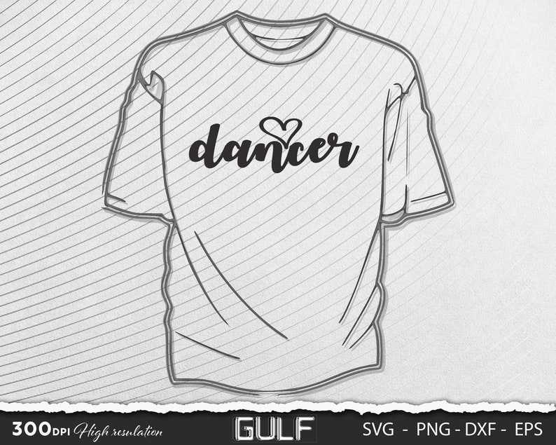 Silhouette Dance Svg, Dancer SVG Cut File for Cricut - Dancer Cutout Svg - Dancer Heart SVG for Dancers#3