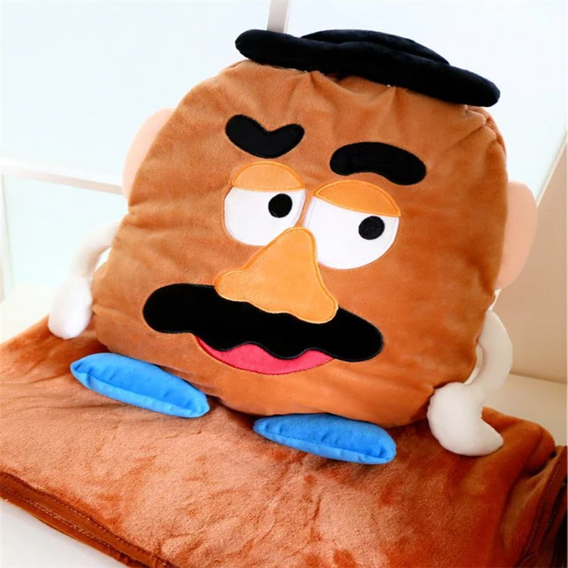 Mr Potato Head Accessories, Kawaii Potato Blanket Plush Toys Stuffed Doll  Cushion Pillow Office Car Travel Carpet