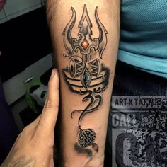 mahadev tattoo in hand
