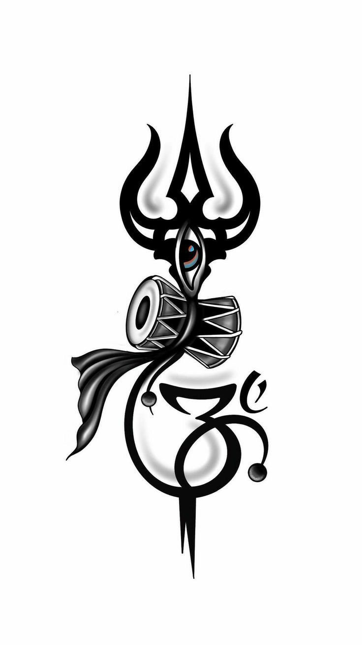 mahadev trishul tattoo