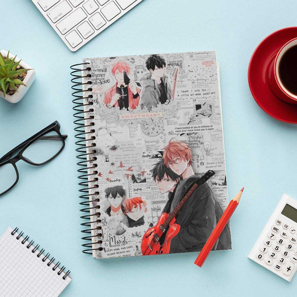Given Spiral Bound Notebook Journal Diary Gift for Fans Diary Given Anime