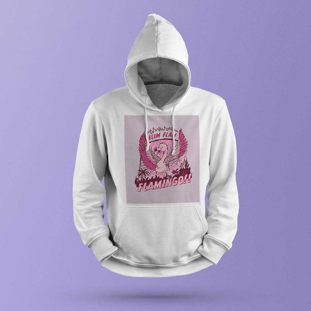 Flamingo hoodie flim discount flam