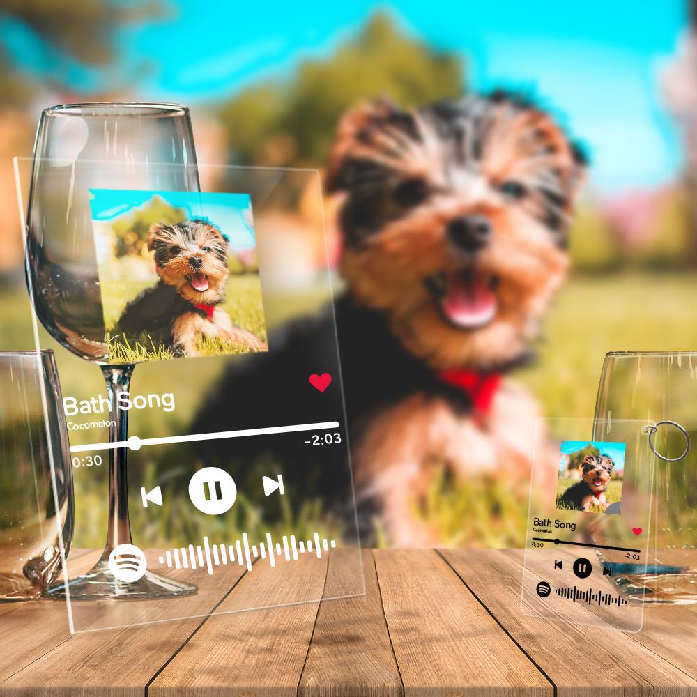 Plaque Personnalisable Spotify Cadeau Spotify Cadre Photo avec Musique