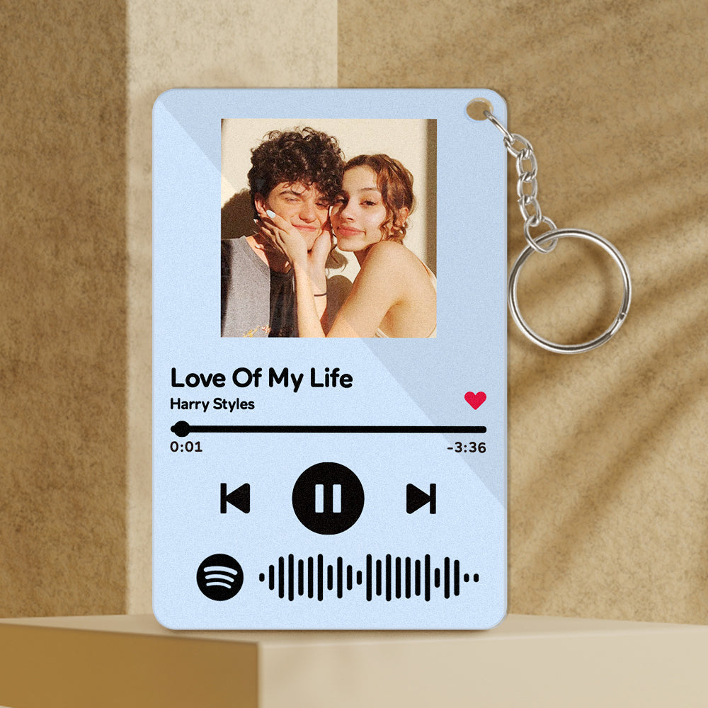 Plaque Spotify - Porte-clés personnalisé avec plaque musicale Spotify