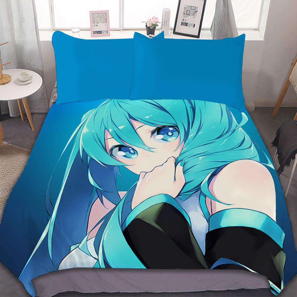 Anime girl bed sheets sale