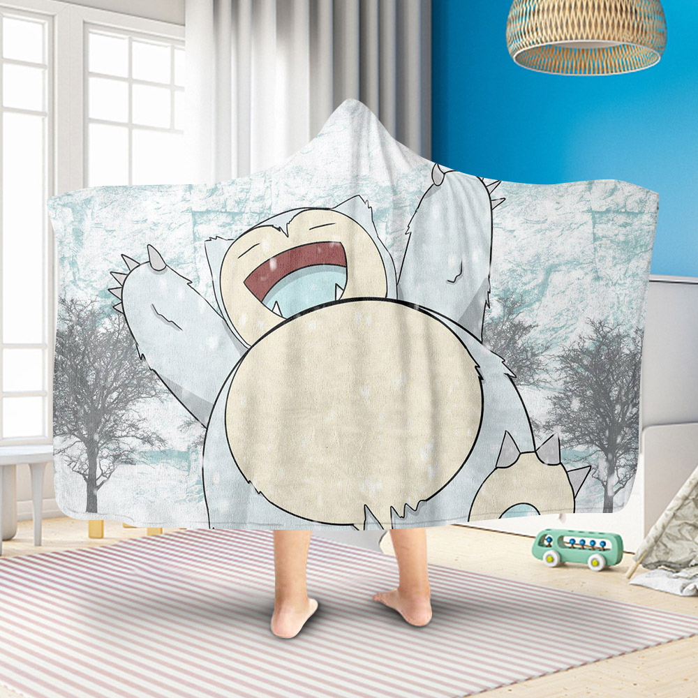 Snorlax hoodie online blanket