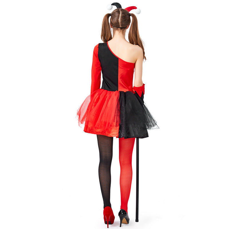 Halloween Costume for Women Circus Clown Harley Quinn Cosplay Costume Halloween Costumes