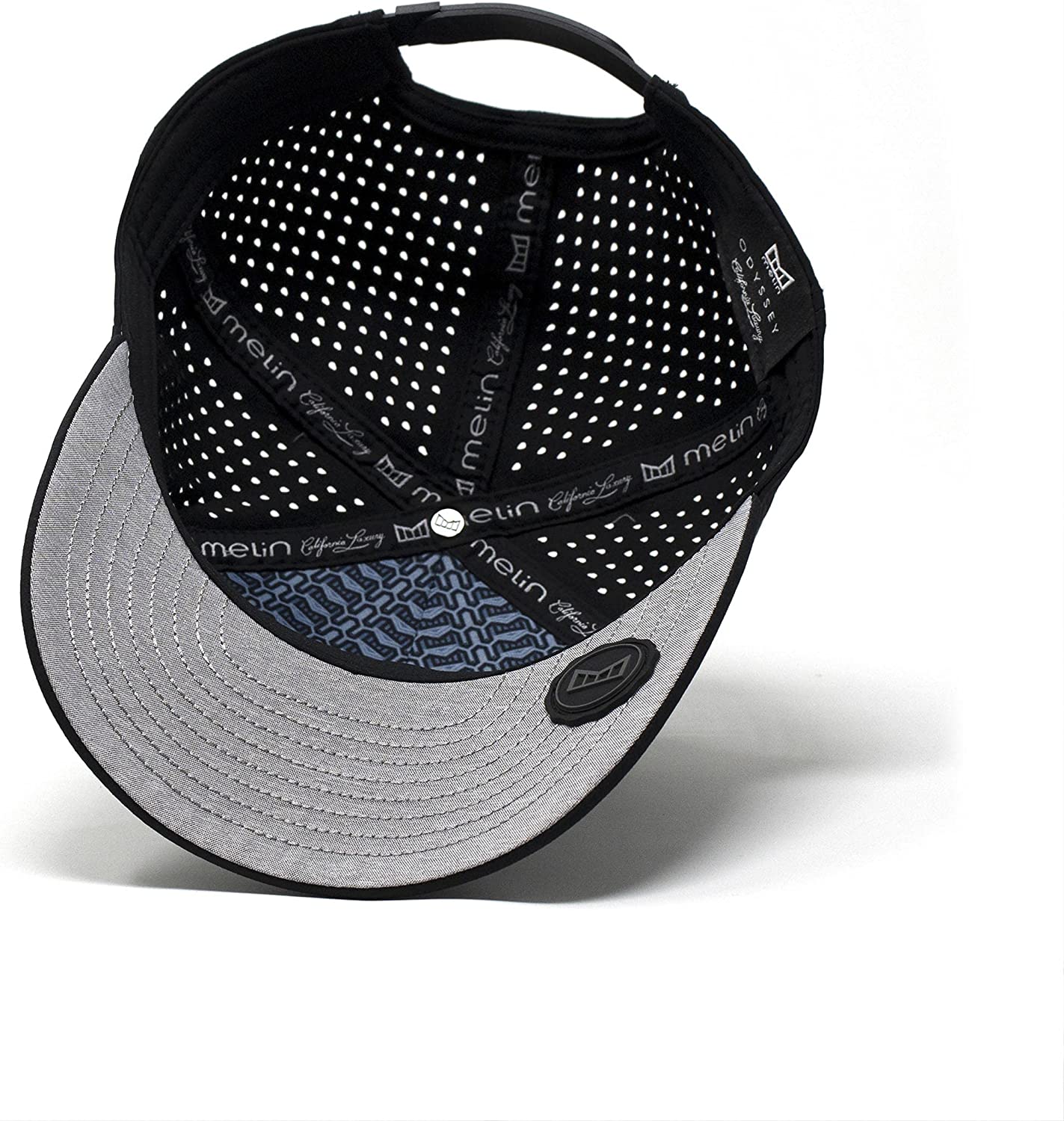 Melin Hats, Black Melin Odyssey Stacked Hydro