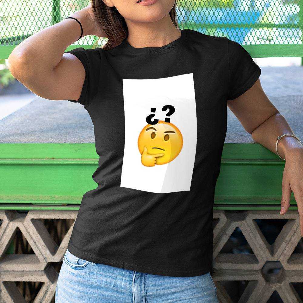 Huh Meme T-shirt Emoji T-shirt Cotton Shirt