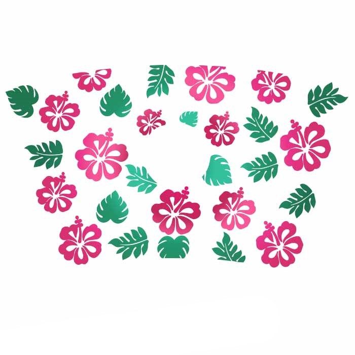 Hibiscus Wrap Free SVG, Wildflower Svg | wildflowersvg.com