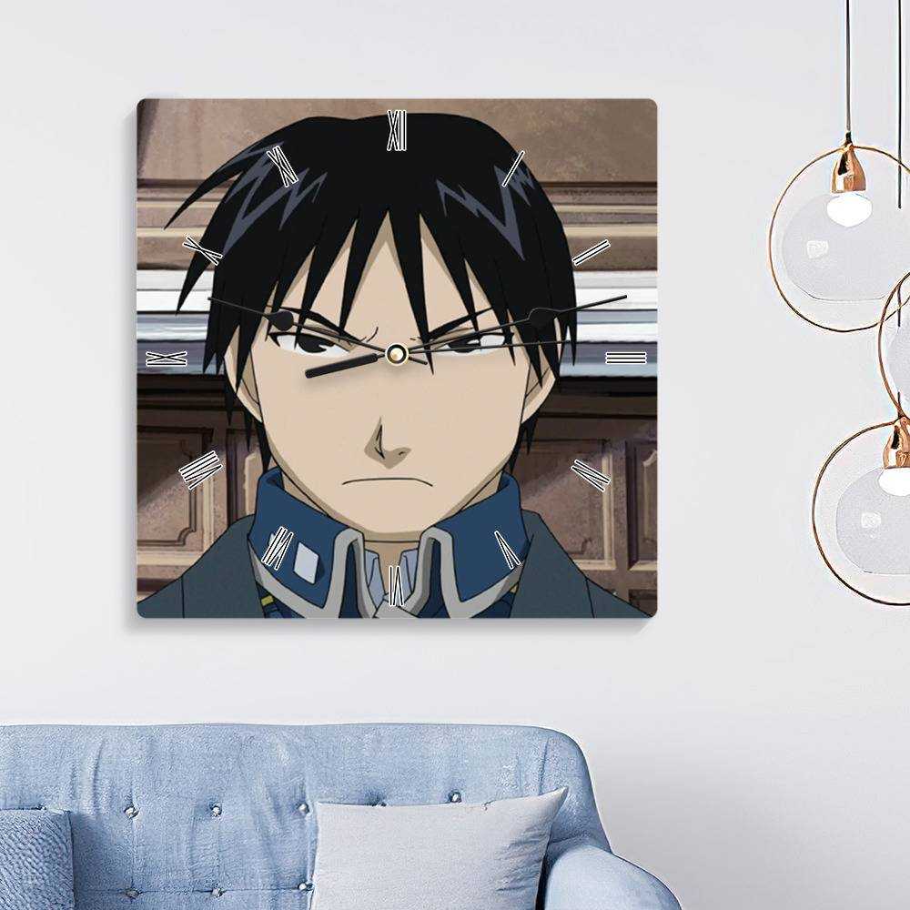 Fullmetal Alchemist Round Wall Clock Home Decor Wall Clock Gift for Fullmetal  Alchemist Fans