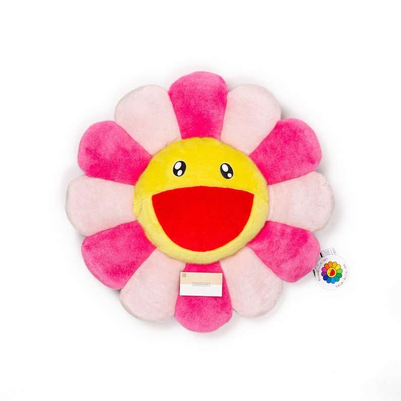 zuoshini Flower Plush Pillow, Sunflower Pillow Soft & Comfortable Sunflower Smiley Cushion Colorful Sun Flower Plush Toy Home