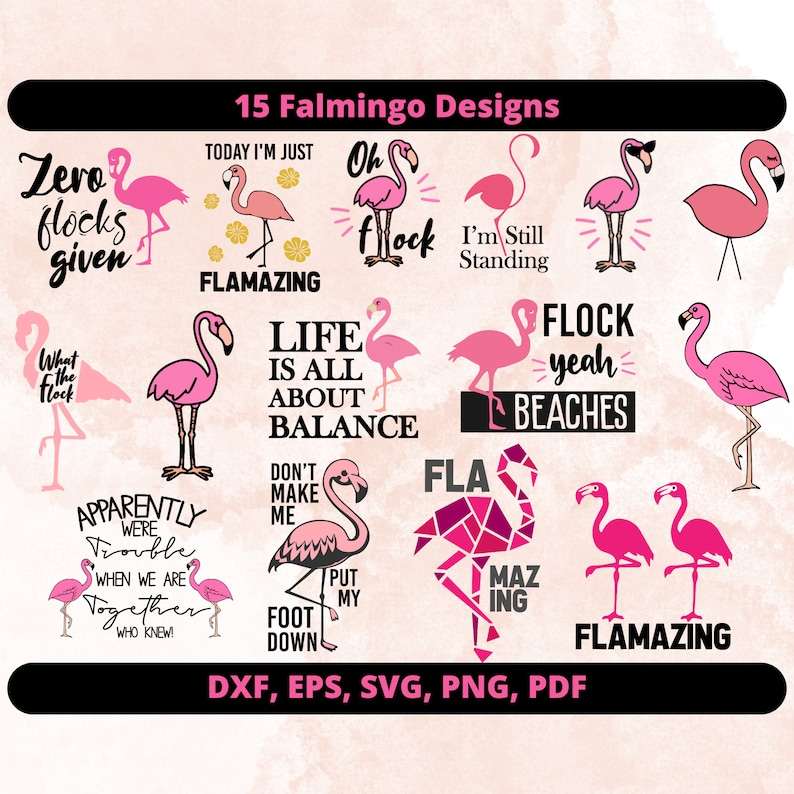 Flamingo Svg, Flamingo SVG Bundle#1