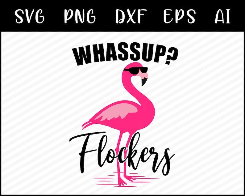 Flamingo Svg, Funny Flamingo SVG Bird SVG#1