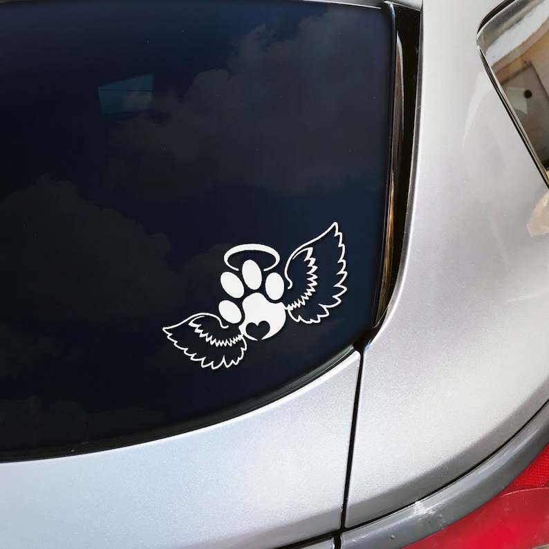 In Loving Memory Svg, Memorial SVG Dog Cat Paw Print Loving Memory SVG Files for Cricut Silhouette#2