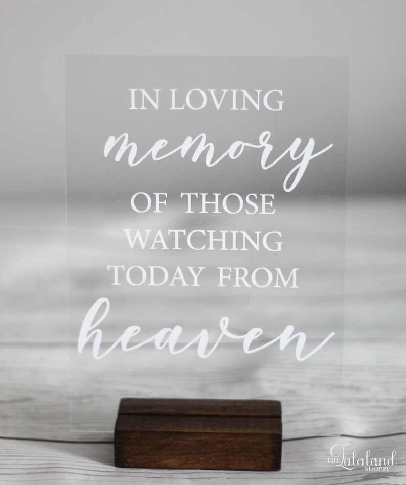 In Loving Memory Svg, Wedding Sign svg - In Memory svg - Wedding svg - Wedding Ceremony svg