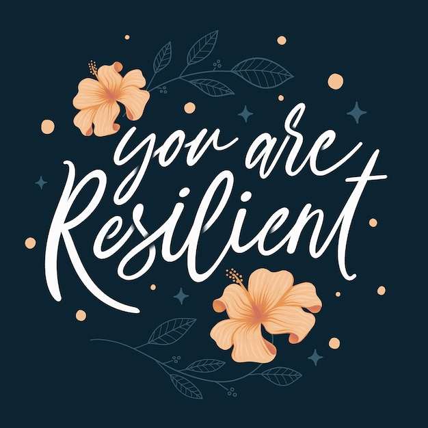 In Loving Memory Svg Free, Free Vector Resilience - Lettering Free Svg Download