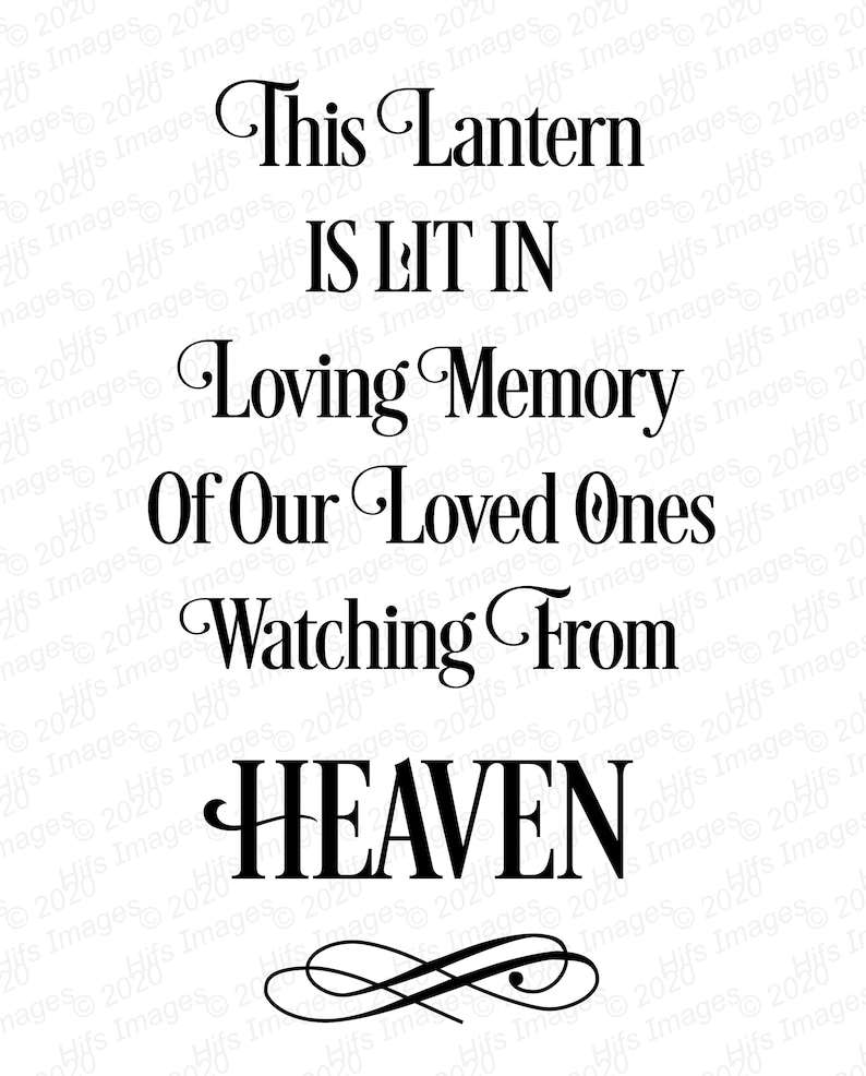 In Loving Memory Svg, Memorial Lantern Bundle - Memorial Christmas Lantern svg - Rememberance svg#8