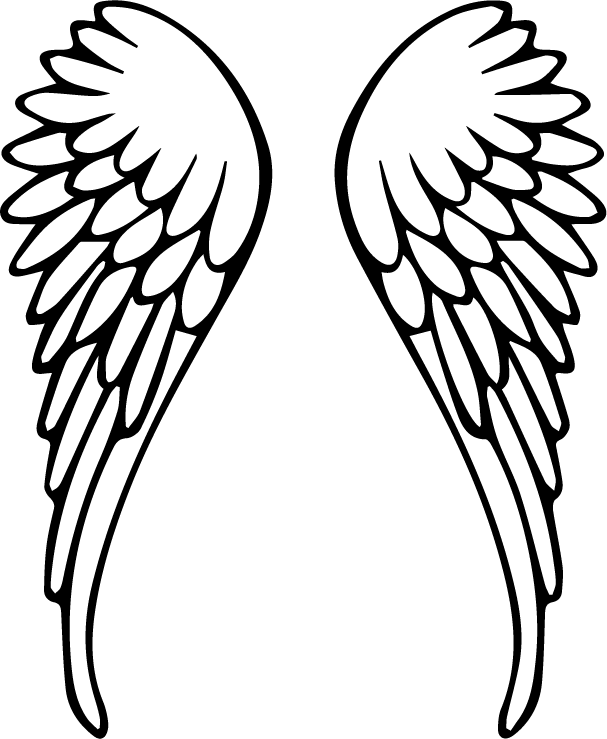 In Loving Memory Svg Free, Angel wings SVG & PNG Free Cut Files