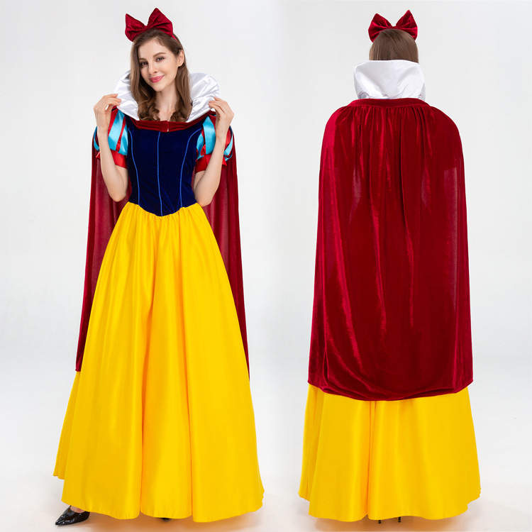 Snow White Costume Adult Disney Princess Halloween Fancy Dress