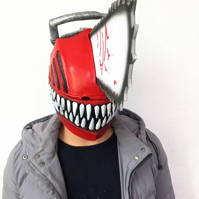 Chainsaw Man Denji Mask Cosplay Helmet - Aesthetic Shop