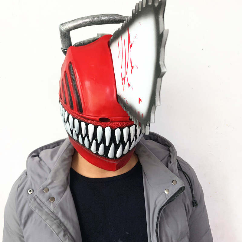 Chainsaw Man Denji Cosplay Helmet Plush Headgear