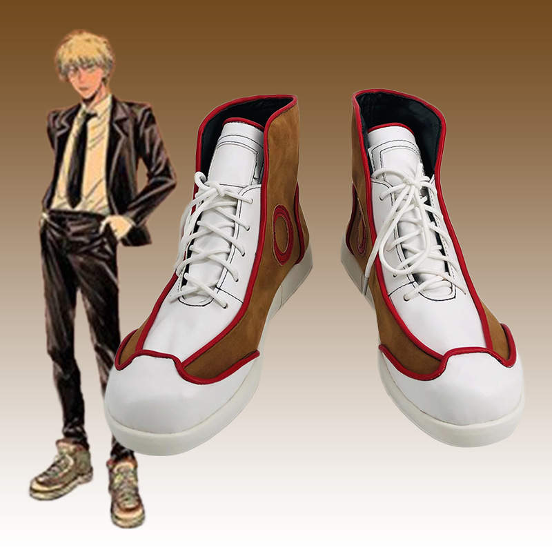  AwwwCos Anime Denji Cosplay Shoes Boots Fashion PU