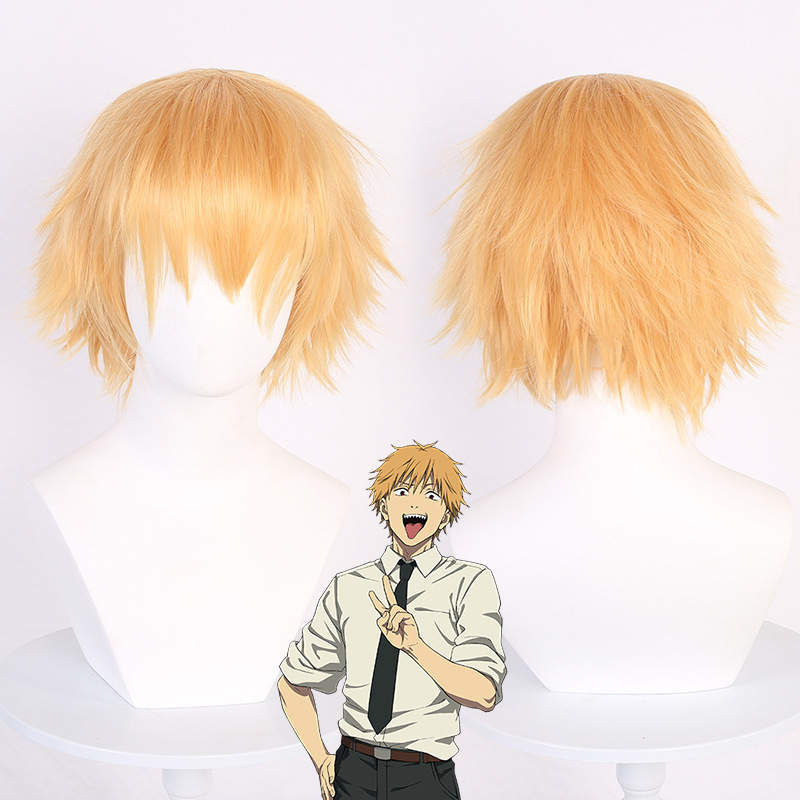 Denji Chainsaw Man Cosplay, Chainsaw Man's Denji Cosplay Wig