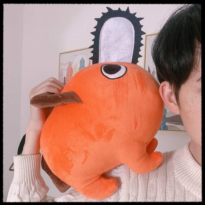 Denji Chainsaw Man Cosplay, Pochita Plush Doll Cosplay Prop