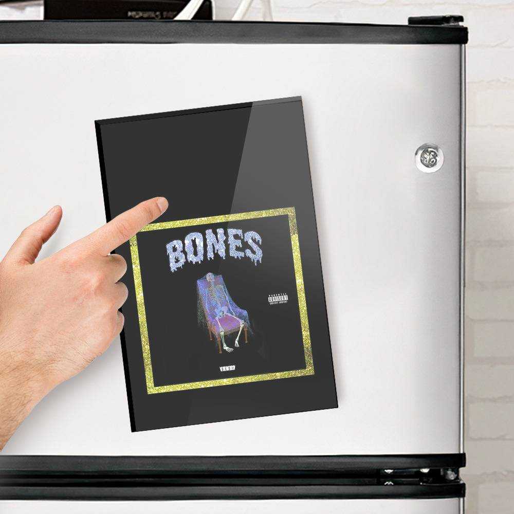Bones Fridge Magnet Bones Mixtapes Photo Fridge Magnet