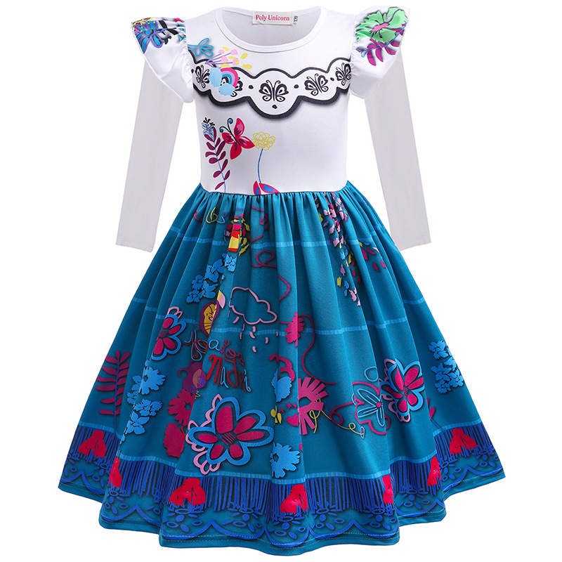 Disney Encanto Mirabel Dress Outfit Fashion, Multi, Maroc