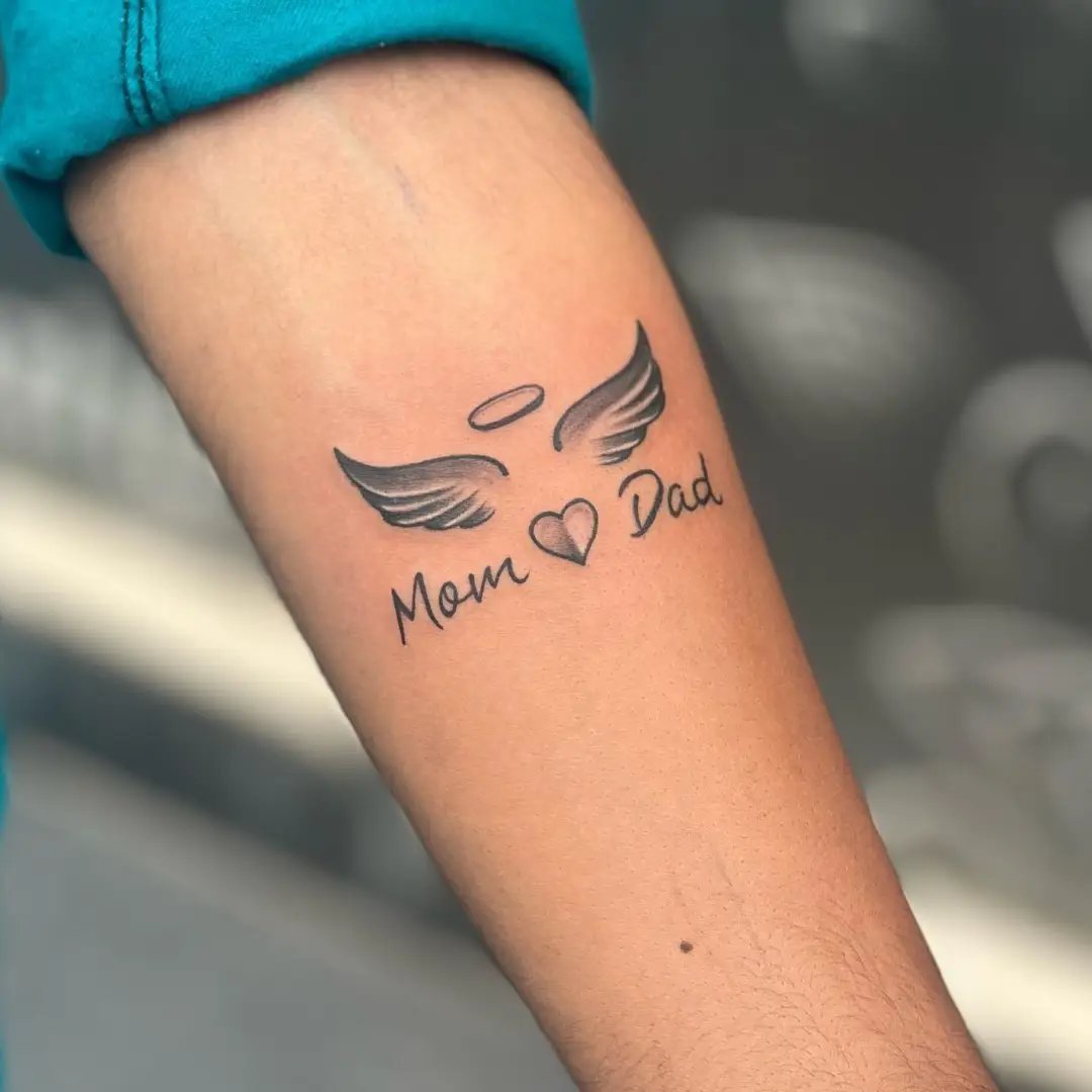 Maa Tattoo On Hand, Mom Dad Tattoo On Hand For Boy