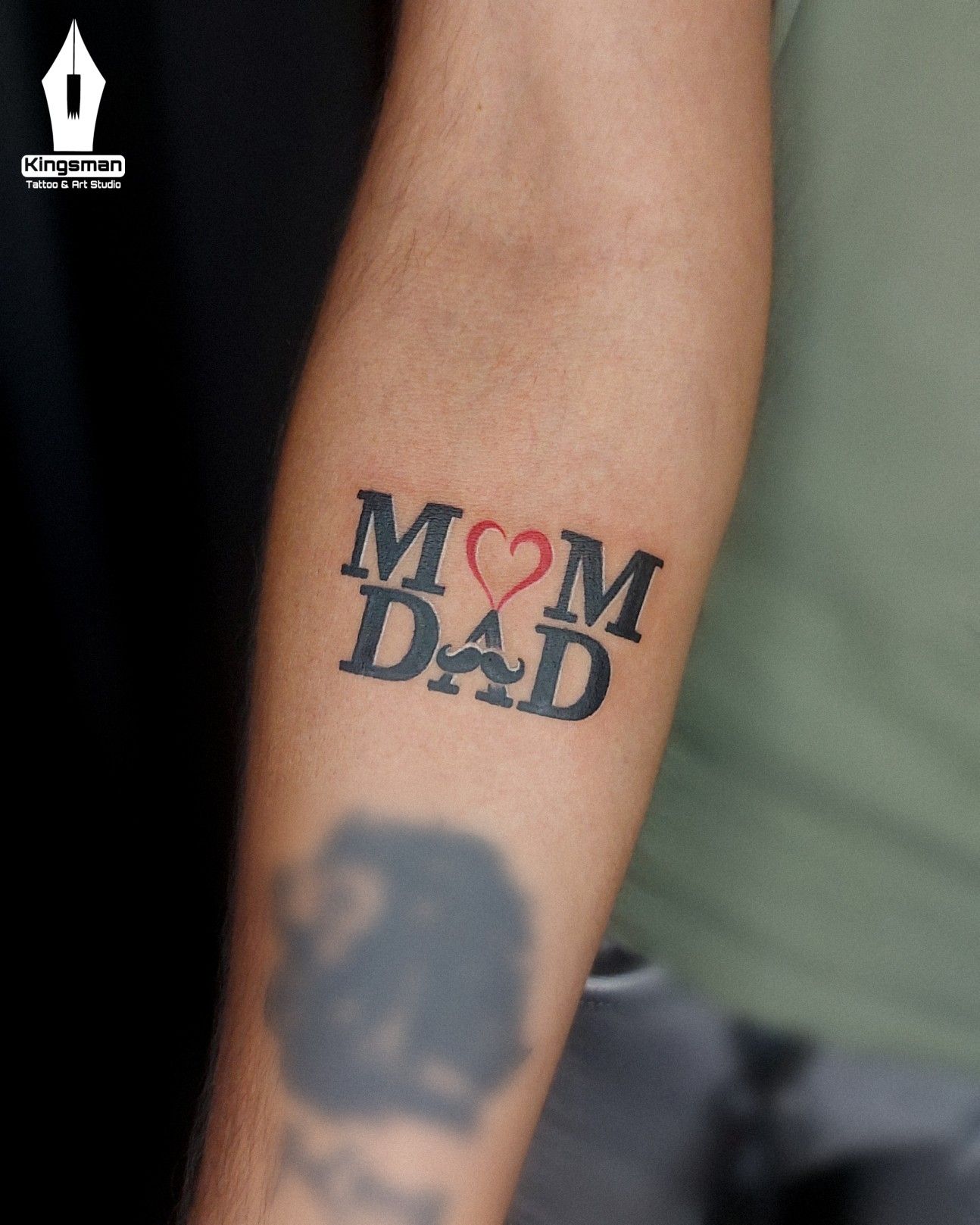 Maa Tattoo On Hand, Mom And Dad Hand Tattoo