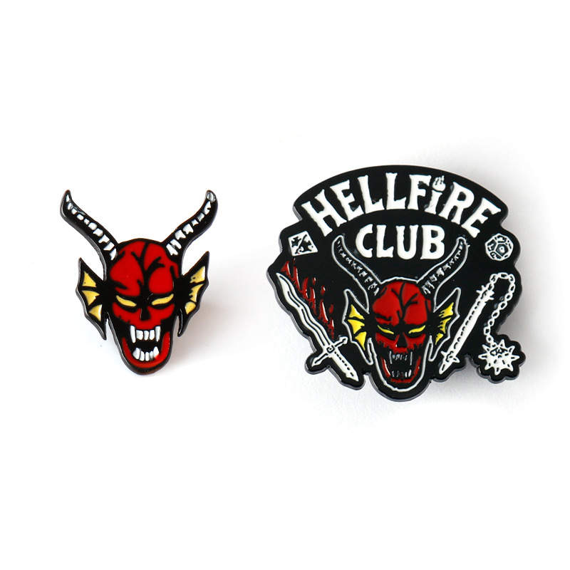 Stranger Things 4 Pin-Back Buttons 5-Pack Hellfire Club