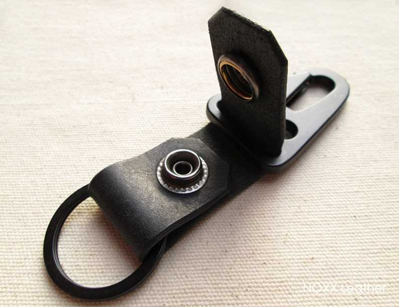 Belt Leather Key Fob Gifts for her and him Anniversary Gift Birthday Gift#2