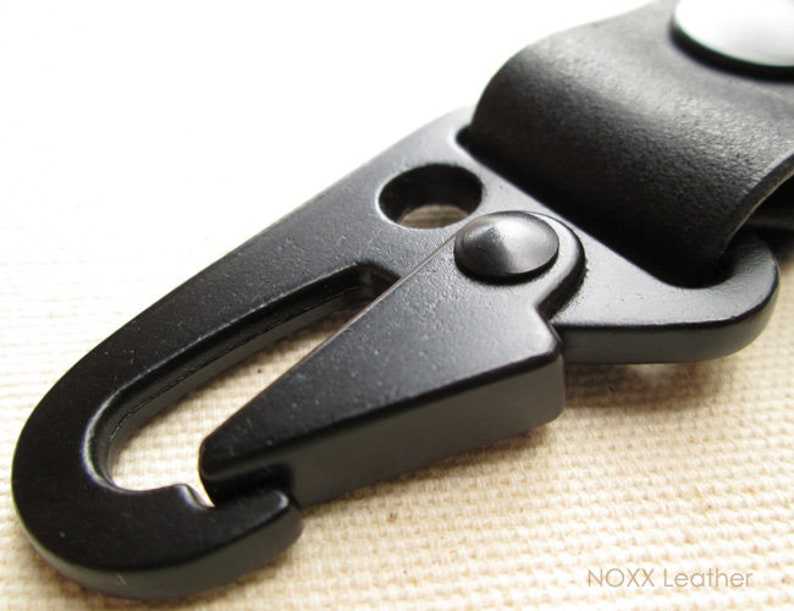 Belt Leather Key Fob Gifts for her and him Anniversary Gift Birthday Gift#3