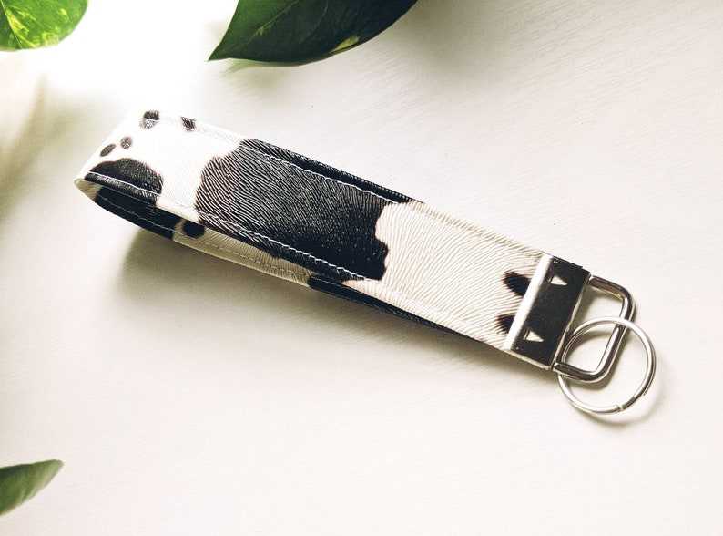 Cow Print Keychain Gifts for her and him Anniversary Gift Birthday Gift#3