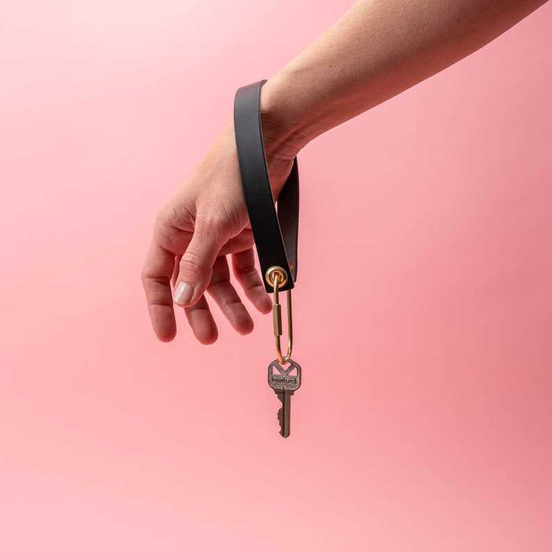 Leather Wristlet Keychain Gifts for her and him Anniversary Gift Birthday Gift#1