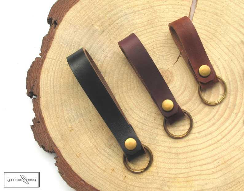 Leather Key Fob Gifts for her and him Anniversary Gift Birthday Gift#1