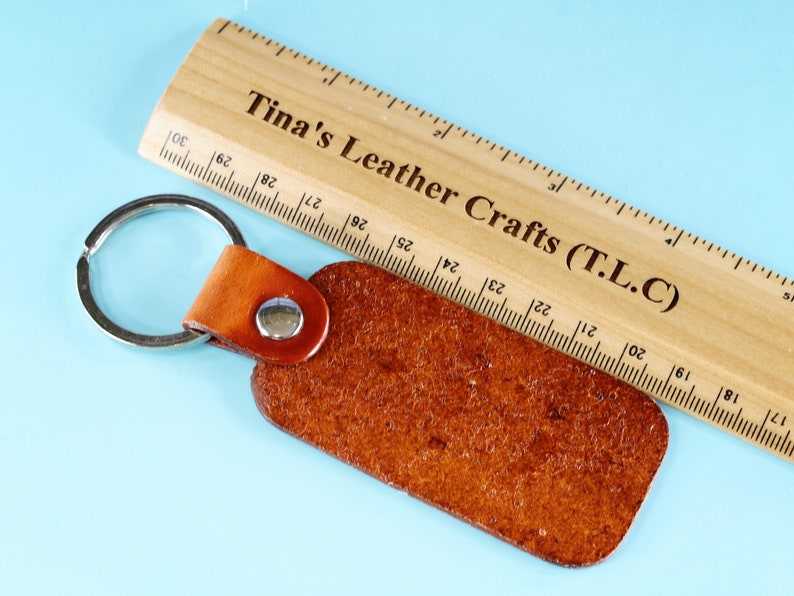 Leather Keychain Gifts for her and him Anniversary Gift Birthday Gift#3