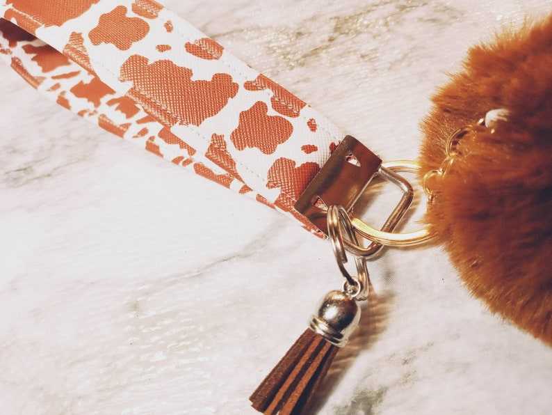Cow Print Keychain Gifts for her and him Anniversary Gift Birthday Gift#2